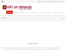 Tablet Screenshot of miliunminerals.com